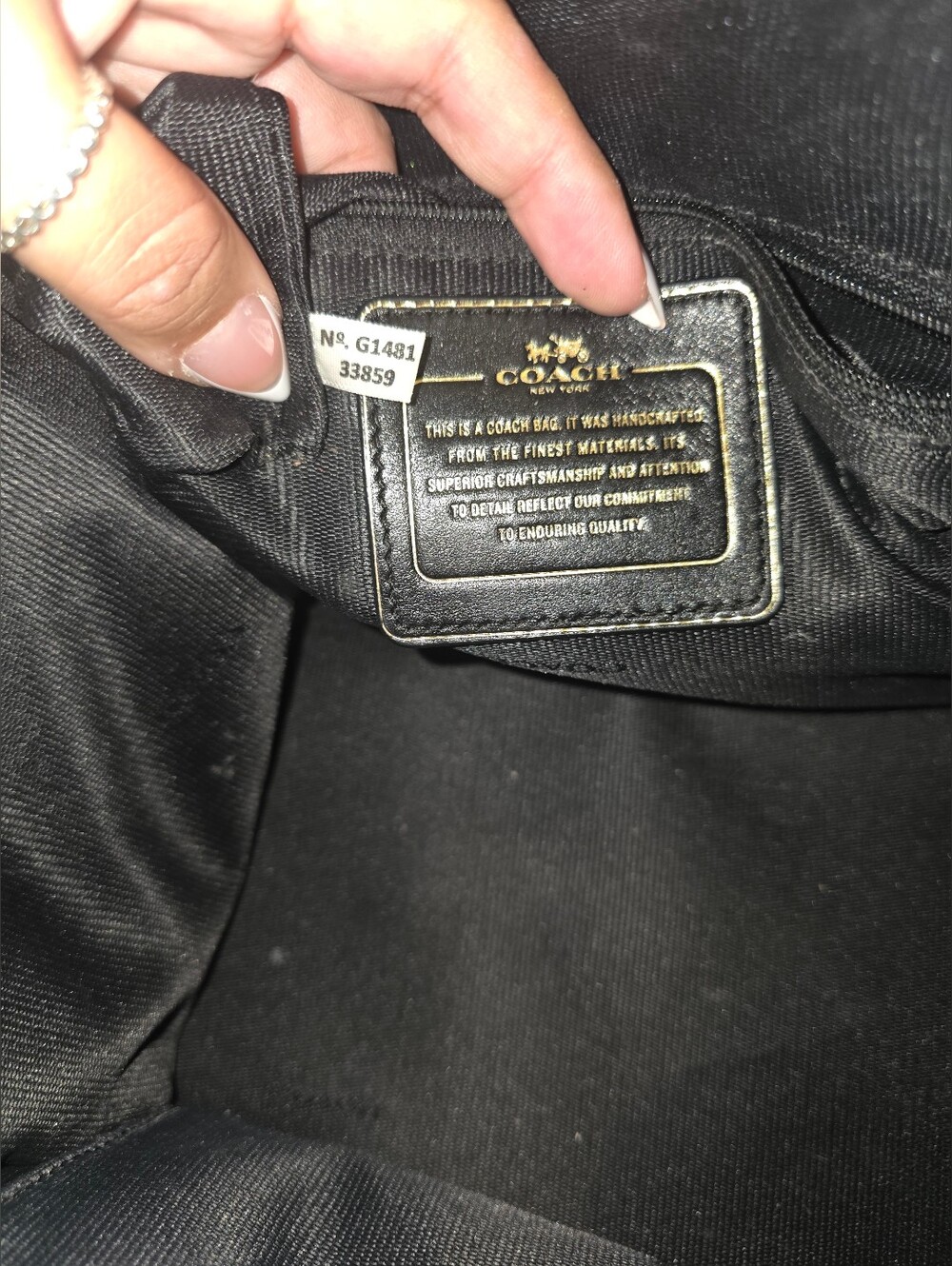 Coach Crosby Triple Compartment Carryall - Picture 5 of 6